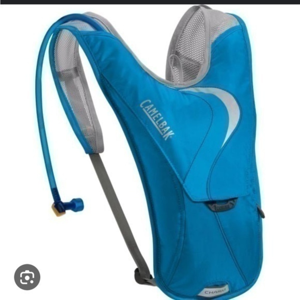 Camelbak Charm Women Blue Grey Hiking Hydration Pack Backpack Shell No Bladder
